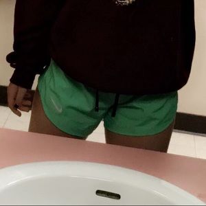 Green Nike Shorts